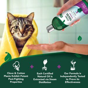 NEW✅Vet's Best Plant Based Formula Flea & Tick Natural Cat Shampoo🐈